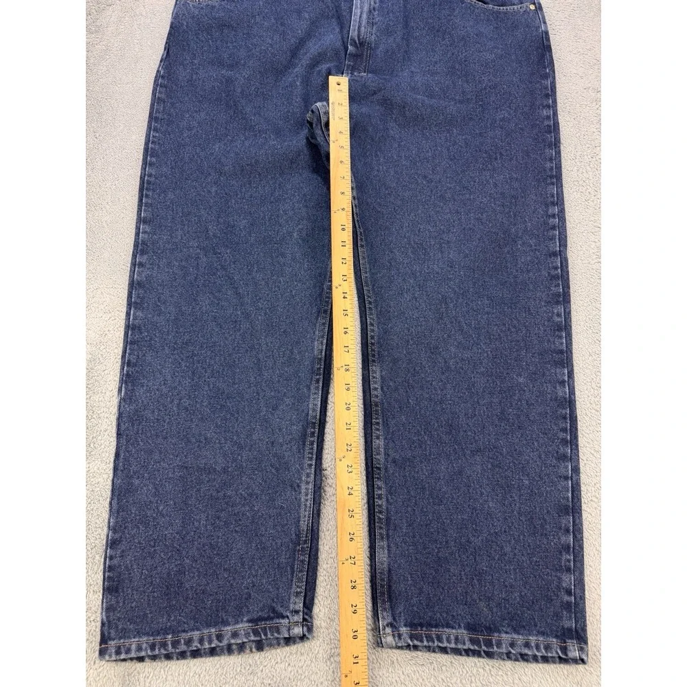 Wrangler 5 Star Jeans‎ Men 46x30 Blue Relaxed Fit Premium Denim NWT